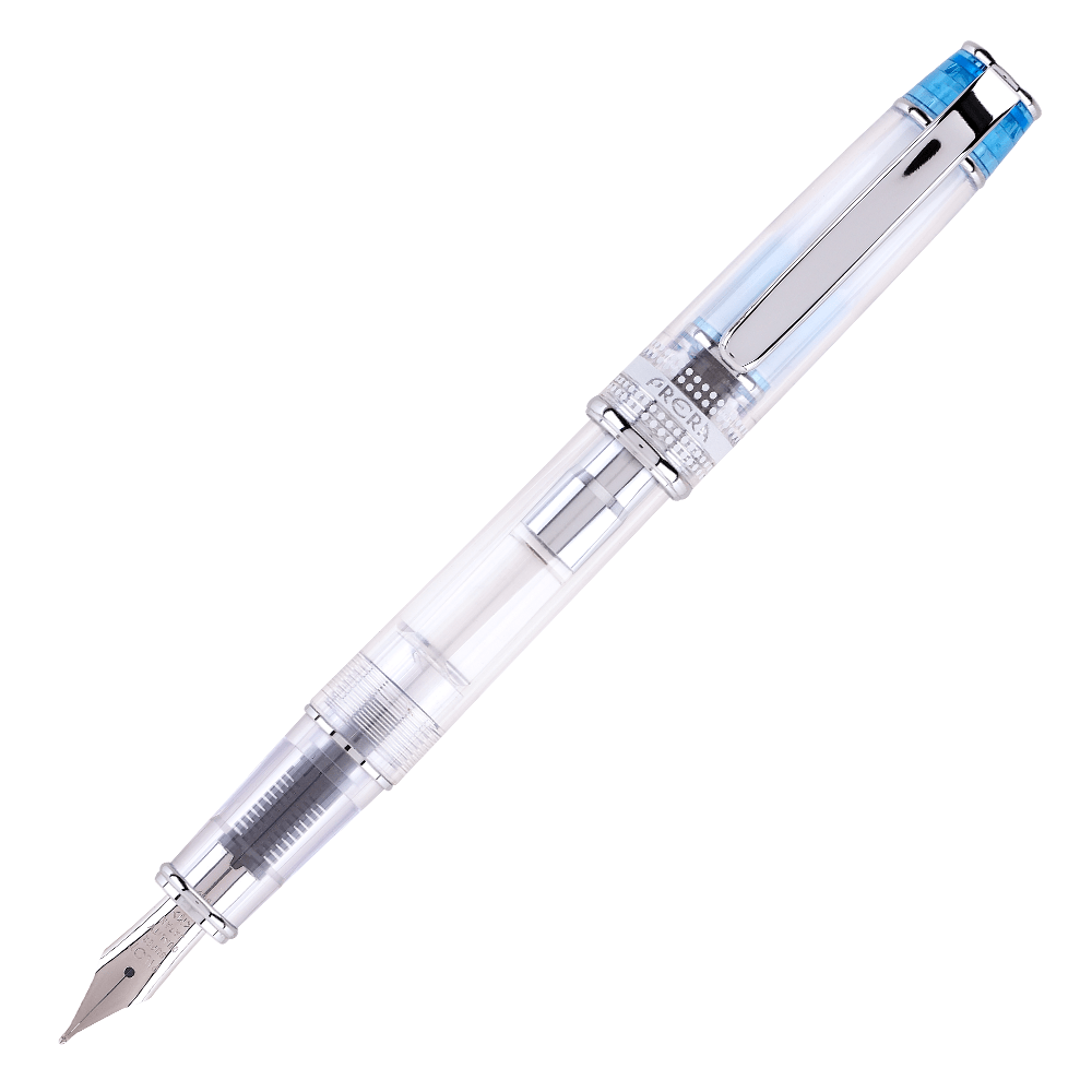 Pilot Prera Fountain Pen - Blue Light Clear Body - KSGILLS.com | The Writing Instruments Expert