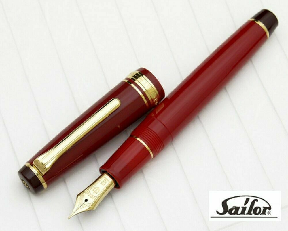 Sailor Pro Gear Kanreki Red Gold Trim Fountain Pen (Limited Edition) - KSGILLS.com | The Writing Instruments Expert