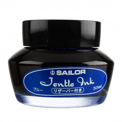 Sailor Ink Bottle 50ml Round Jentle - Blue - KSGILLS.com | The Writing Instruments Expert