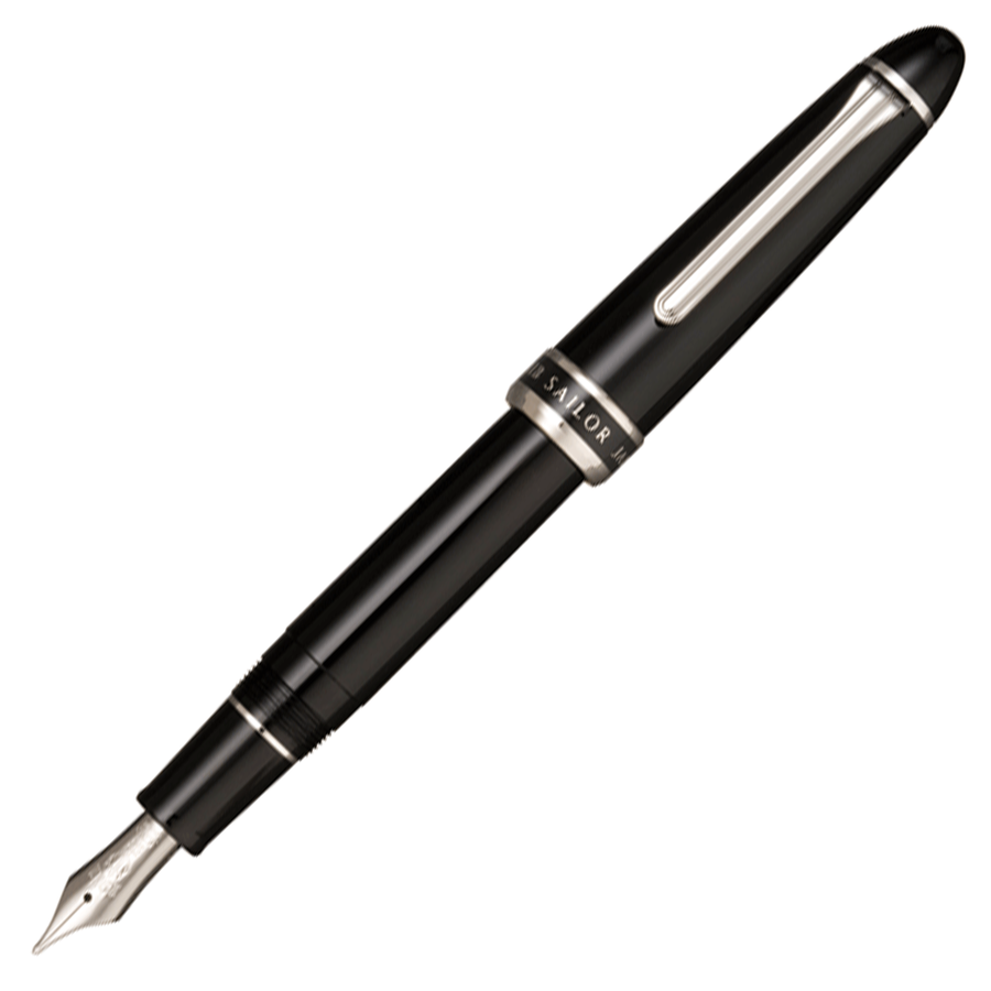Sailor 1911L Fountain Pen Special Nib - Naginata Togi Black Rhodium Trim - KSGILLS.com | The Writing Instruments Expert