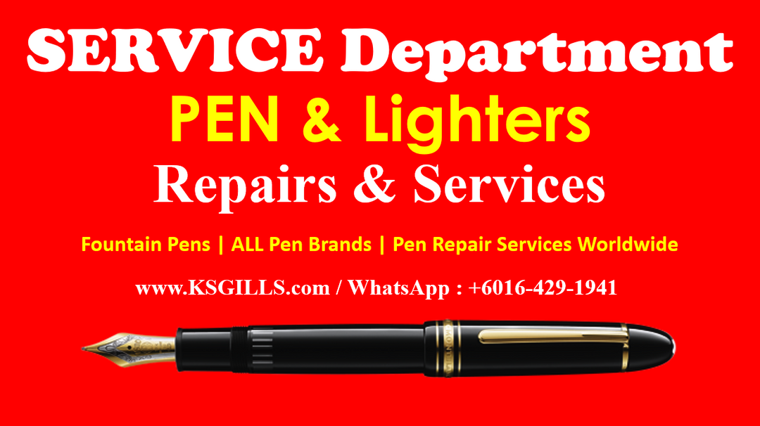 Service Centre & Repairs, Malaysia for Fine Writings, Pens and Lighters
