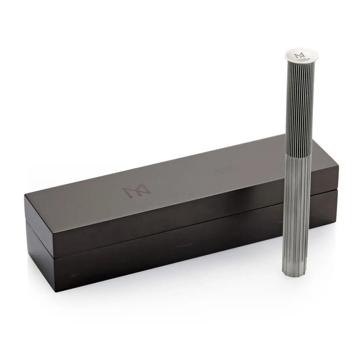 KSG LUXE - Royal Selangor Pewter 18K Gold Nib Fountain Pen (B) - Vapour with Ink Converter and FREE LASER Engraving