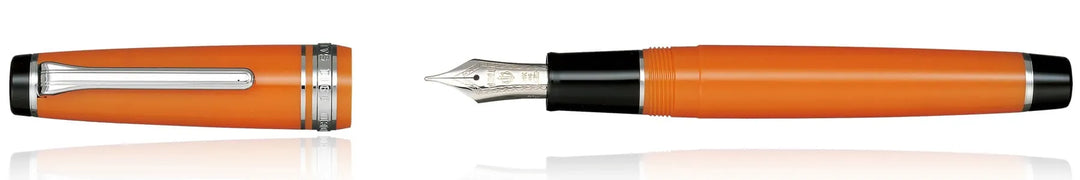 Sailor Pro Gear Standard Orange Rhodium Trim Fountain Pen
