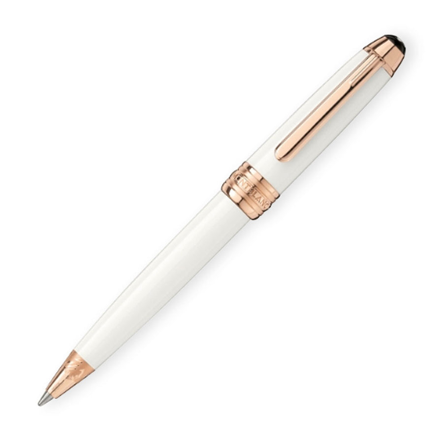 Montblanc Meisterstuck Solitaire Mozart Tribute to the Montblanc White Red Gold Ballpoint Pen - KSGILLS.com | The Writing Instruments Expert