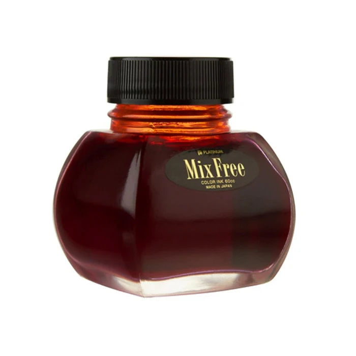 Platinum Mixable Ink Bottle 60ml – #11 Flame Red - KSGILLS.com | The Writing Instruments Expert