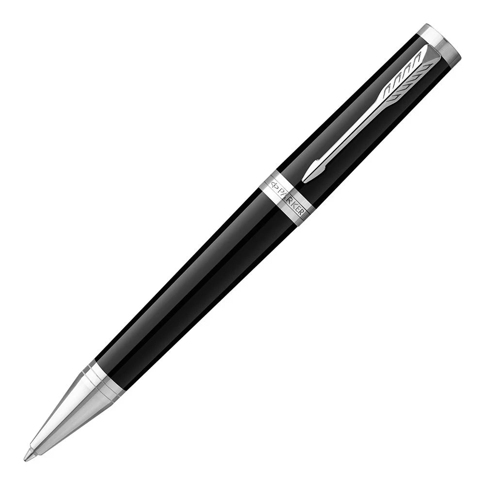 Parker Ingenuity Ballpoint Pen - Black Chrome Trim with EXTRA Refill