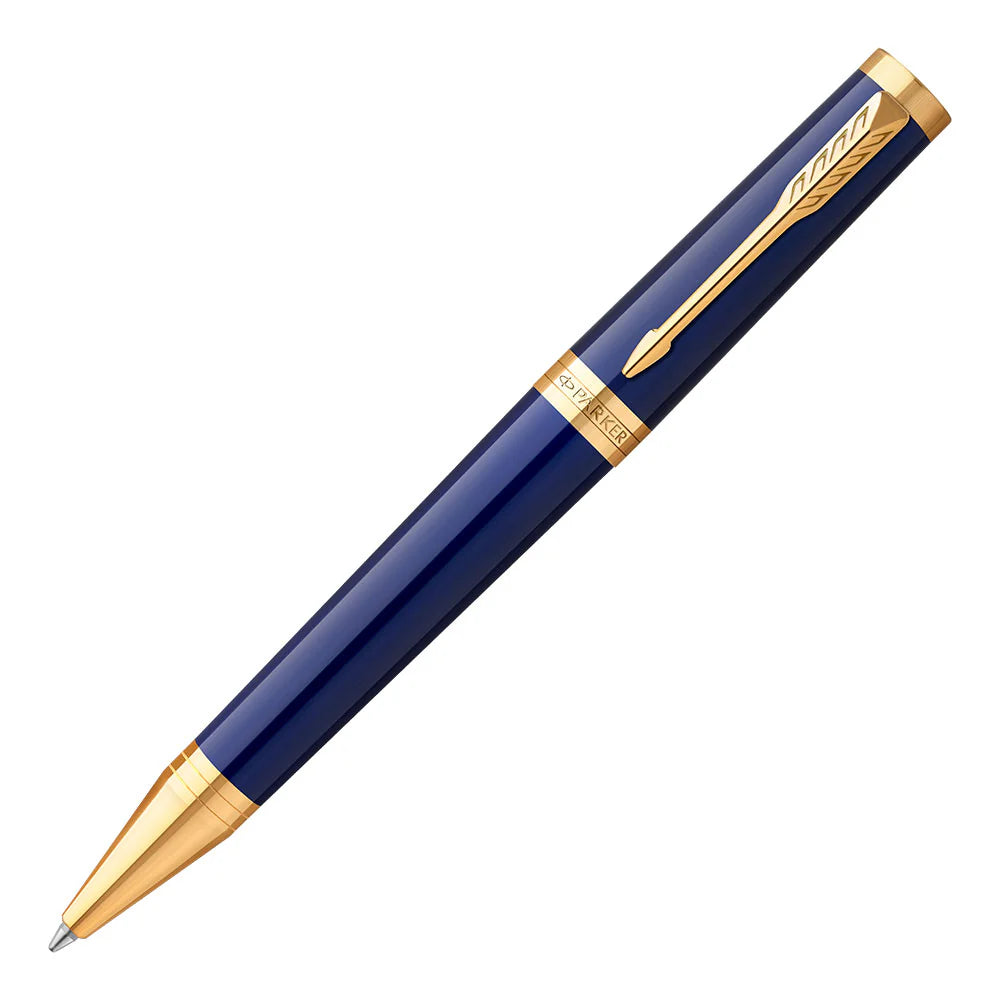 Parker Ingenuity Ballpoint Pen - Blue Gold Trim