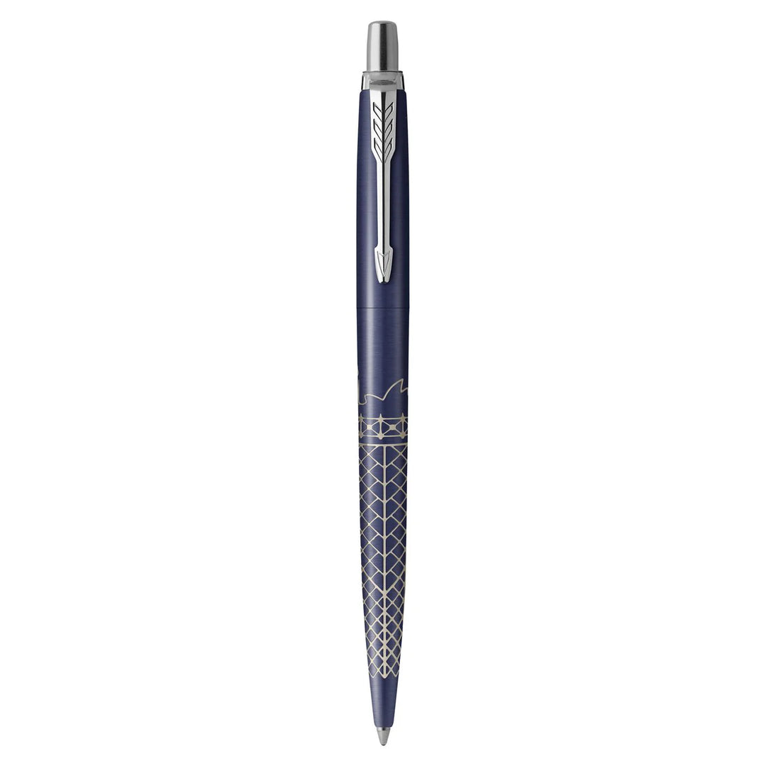 Parker Jotter Classic (PREMIUM) Ballpoint Pen - Sydney Special Edition Blue Chrome Trim