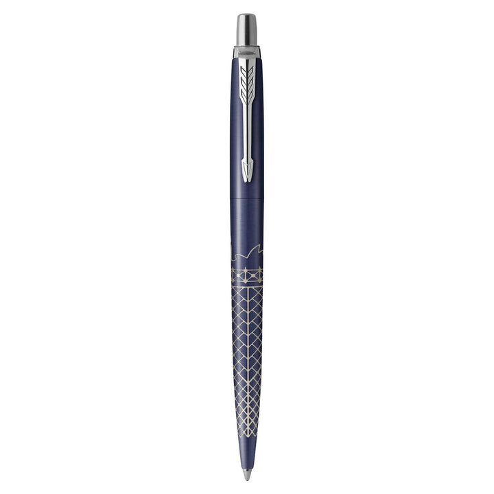 Parker Jotter Classic (PREMIUM) Ballpoint Pen - Sydney Special Edition Blue Chrome Trim