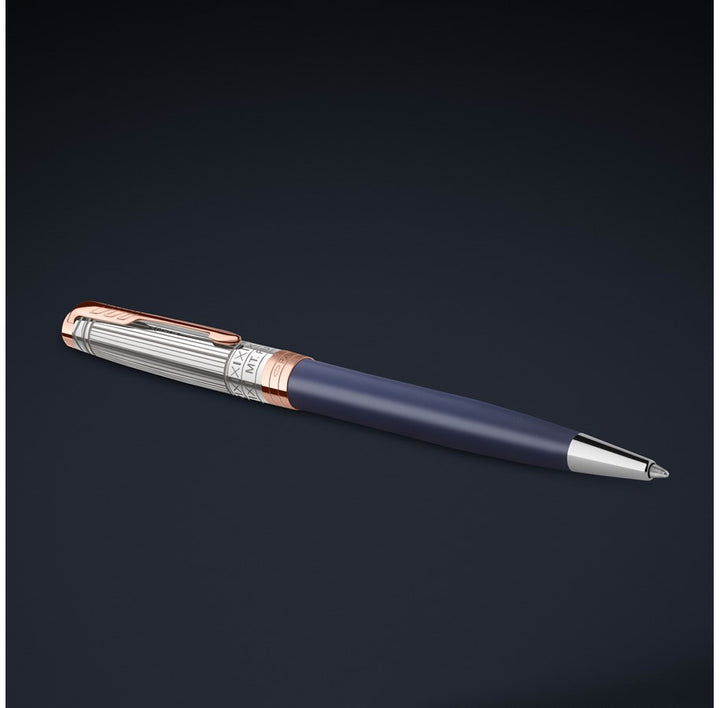 Parker Sonnet Ballpoint Pen - Intrepid Journeys Collection Mt. Fuji Edition Blue Gold Trim