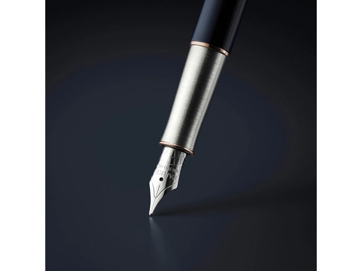 Parker Sonnet Fountain Pen - Intrepid Journeys Collection Mt. Fuji Edition Blue Gold Trim (18K Gold Nib)