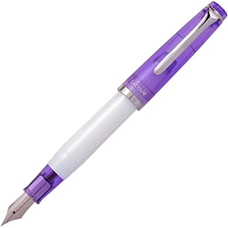 Sailor Lecoule Fountain Pen - Violet Cap White Body (with Converter) - KSGILLS.com | The Writing Instruments Expert