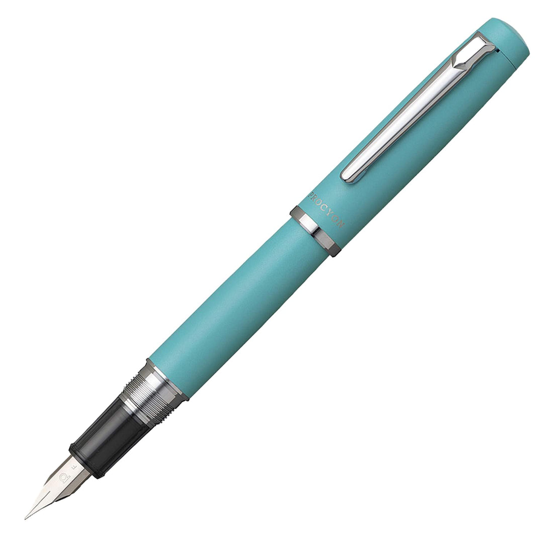 Platinum Procyon Fountain Pen - Turquoise Blue WITH Ink Converter and LASER Engraving