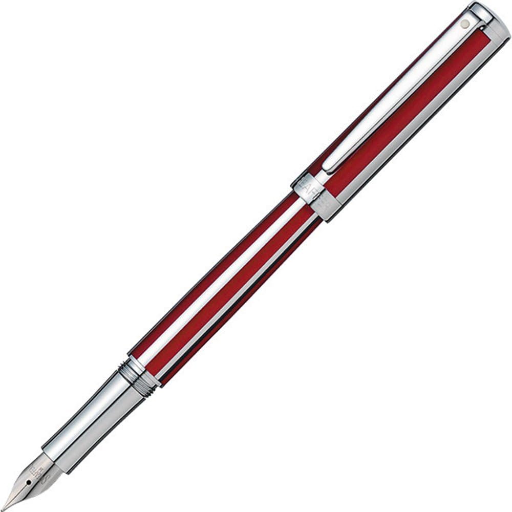 KSG set - Single Pen SET - Sheaffer Intensity Fountain Pen - Red Stripes Chrome Trim - KSGILLS.com | The Writing Instruments Expert