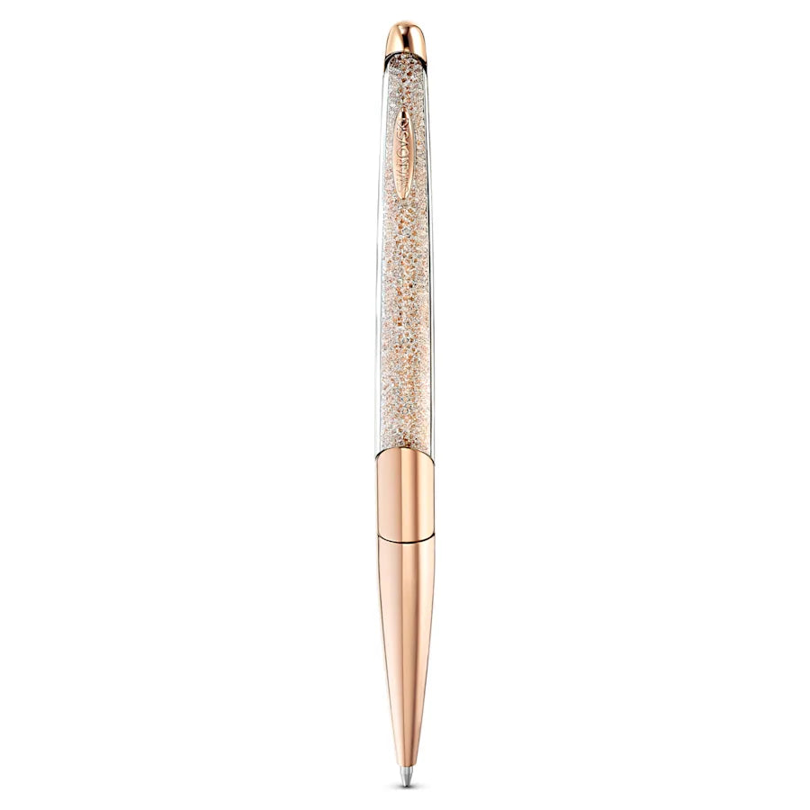 Swarovski Crystalline Nova Ballpoint Pen - Champagne Rose Gold Trim - KSGILLS.com | The Writing Instruments Expert
