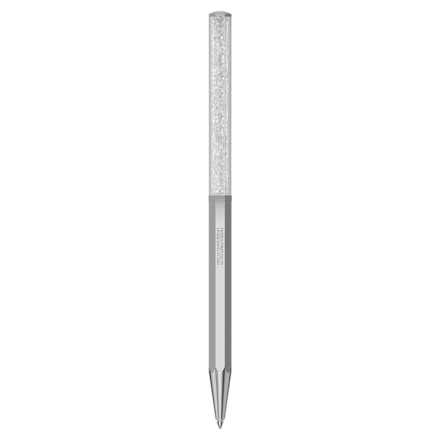 Swarovski Crystalline Octagon Ballpoint Pen - Silver Chrome Trim - KSGILLS.com | The Writing Instruments Expert