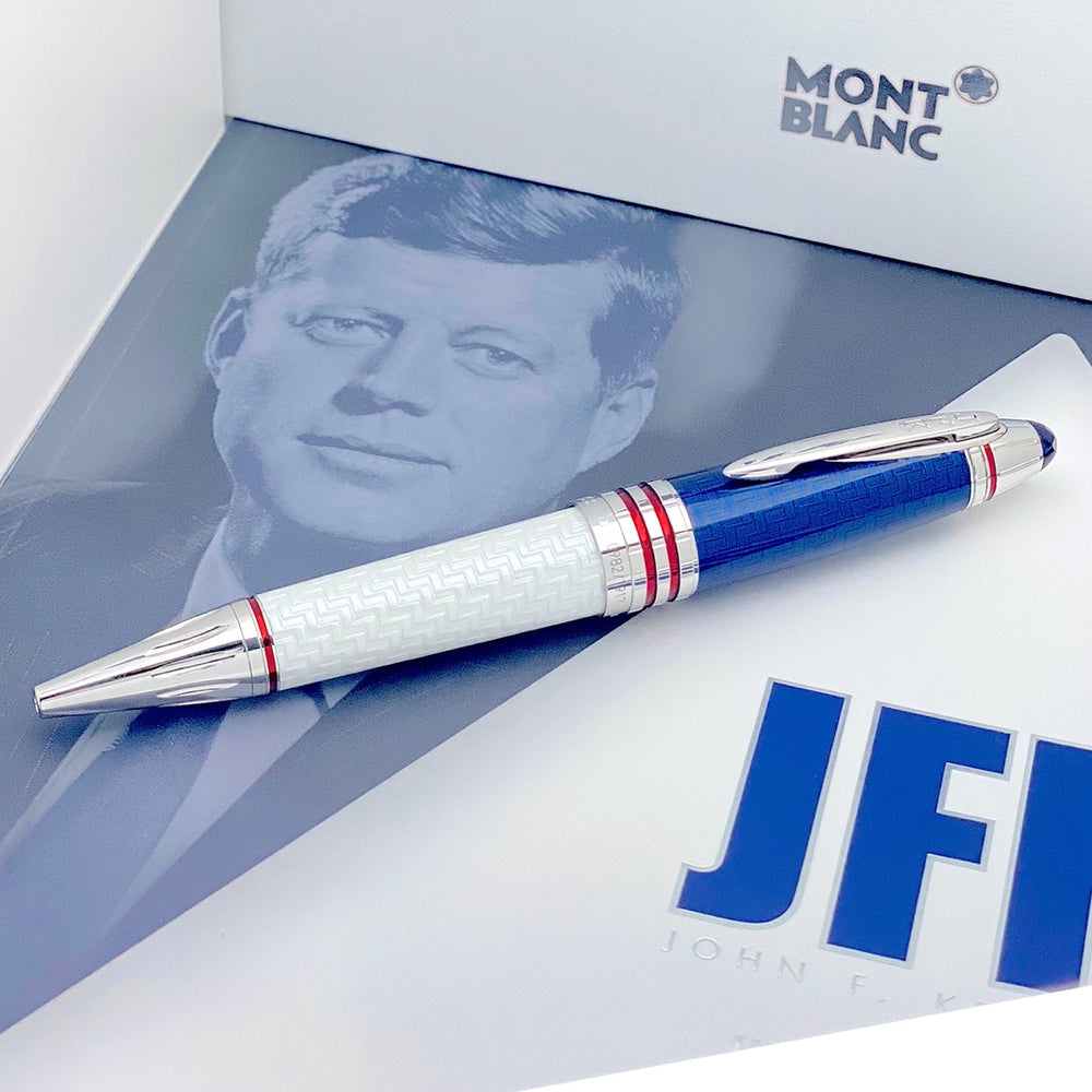 Montblanc John F. Kennedy JFK Limited Edition 1917 Multi-Color Metal Ballpoint Pen - KSGILLS.com | The Writing Instruments Expert