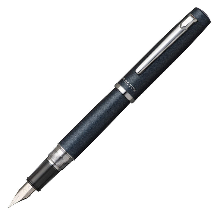 Platinum Procyon Fountain Pen - Deep Sea Dark Blue WITH Ink Converter and LASER Engraving