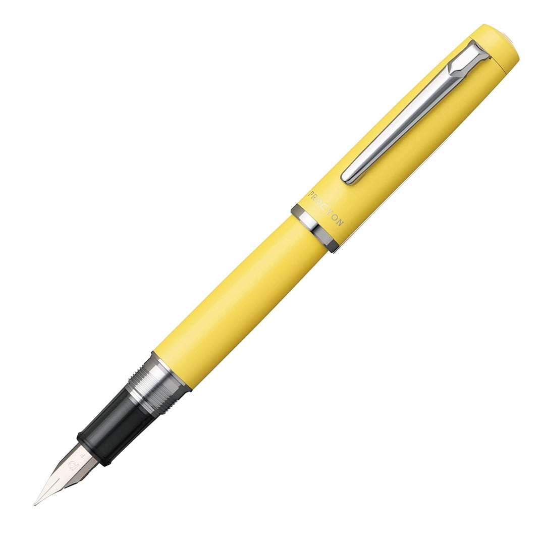 Platinum Procyon Fountain Pen - Citron Yellow WITH Ink Converter and LASER Engraving