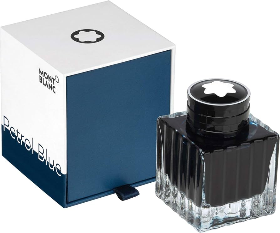 Montblanc Ink Bottle 50ml Fountain Pen - Petrol Blue