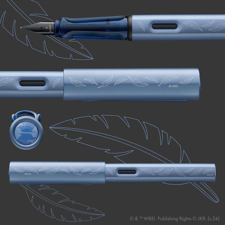 Lamy AL-Star Fountain Pen - Ravenclaw WITH Ink Converter and LASER Engraving (Harry Potter Special Edition)