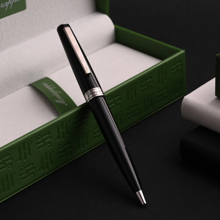 Montegrappa Armonia Ballpoint Pen -  Black Chrome Trim