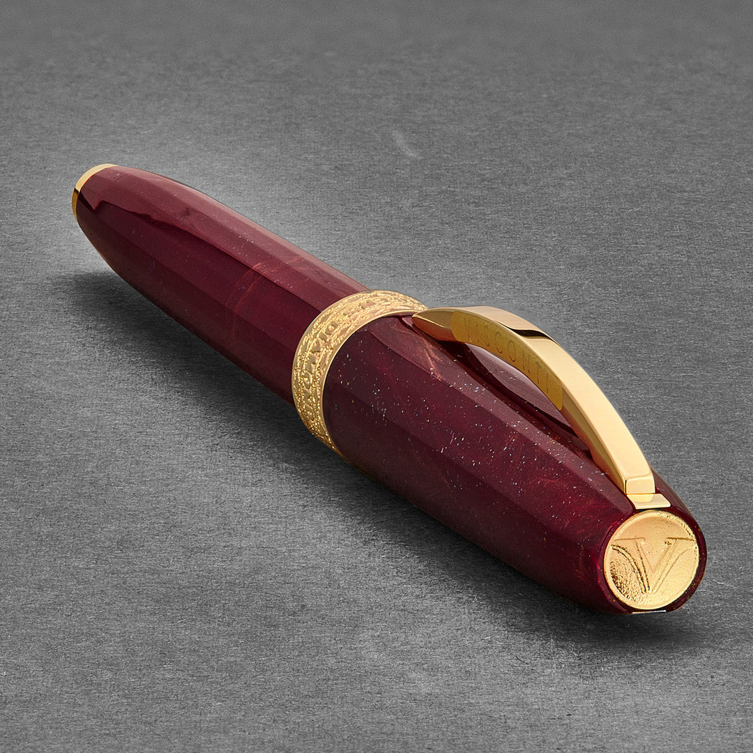 Visconti Queen Elizabeth II Diamond Jubilee Rollerball Pen - Bordeaux Red - KSGILLS.com | The Writing Instruments Expert