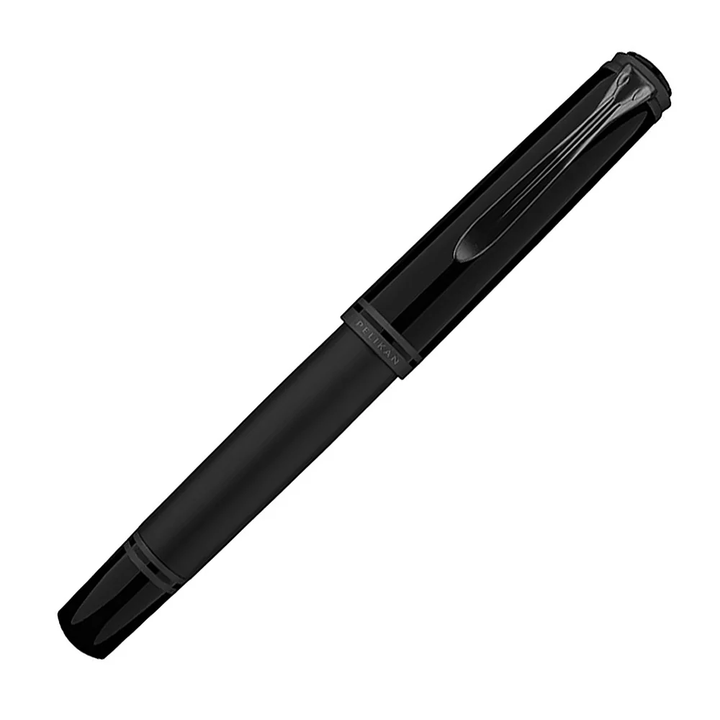 Pelikan Souveran M809 Fountain Pen - Black Matte Achromatic Special Edition (with Pelikan Edelstein Ink Bottle 50ml)