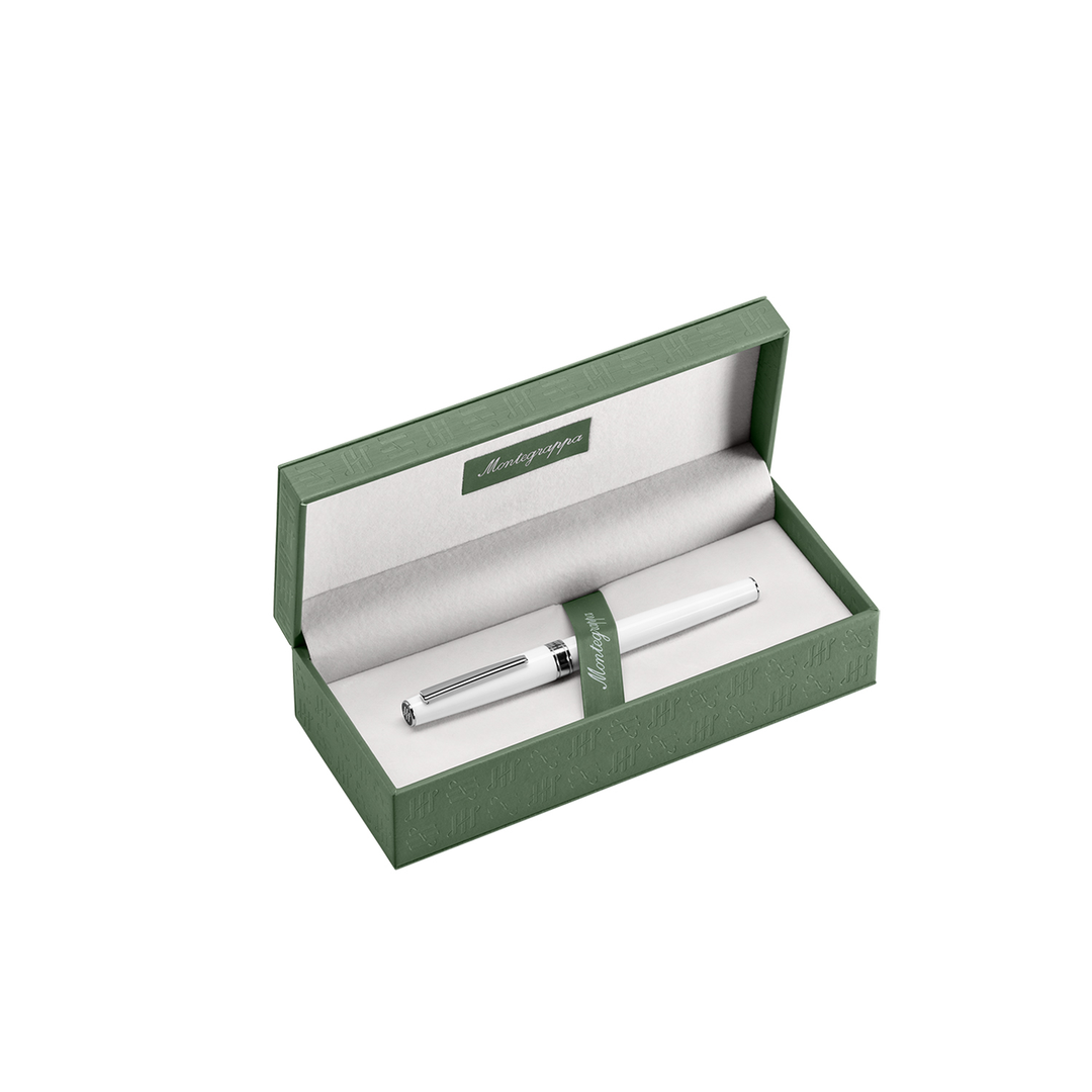 Montegrappa Armonia Rollerball Pen -  White Chrome Trim