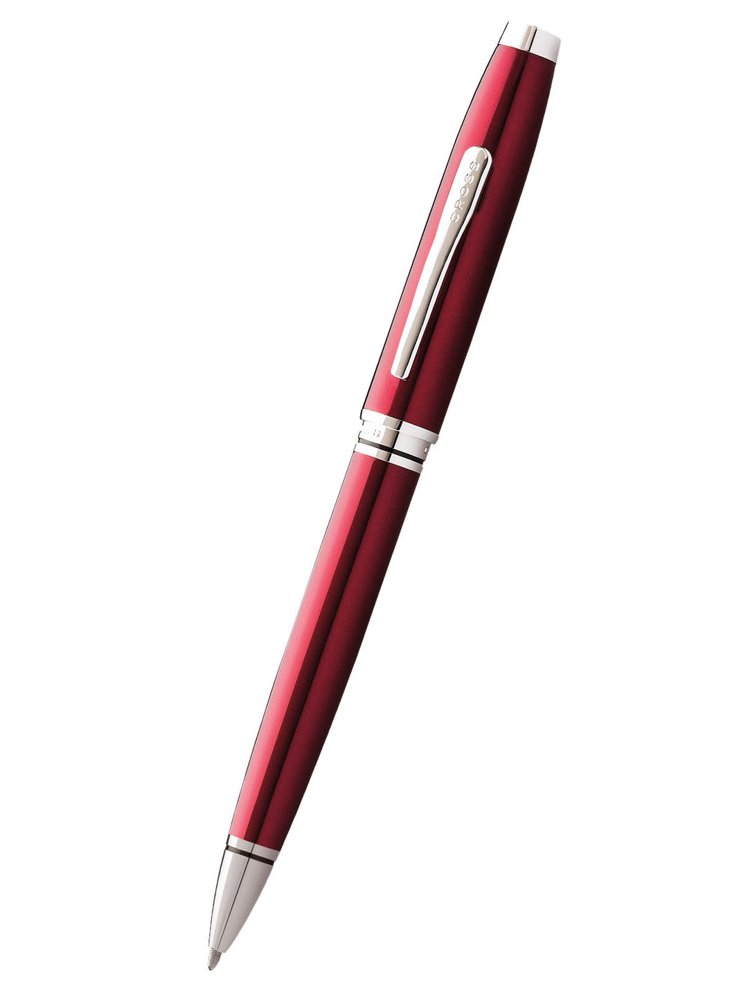 KSG set - Single Pen SET - Cross Coventry Ballpoint Pen - Red Chrome Trim