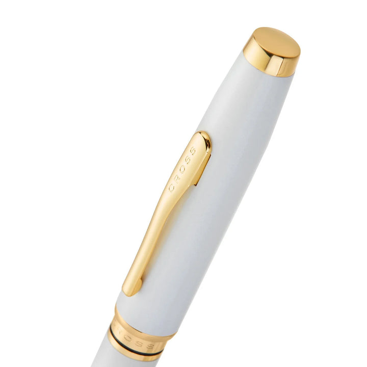 KSG set - Single Pen SET - Cross Coventry Ballpoint Pen - White Gold Trim