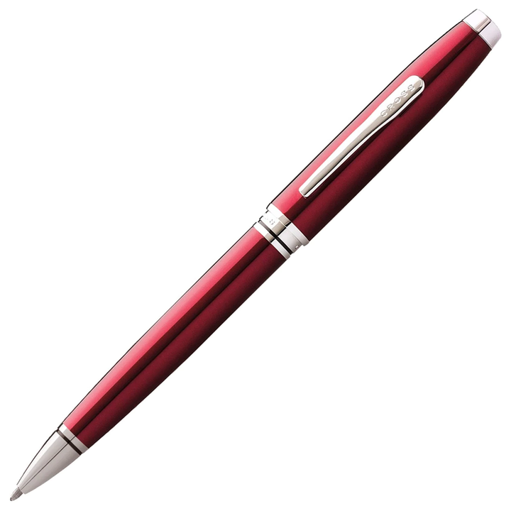 KSG set - Single Pen SET - Cross Coventry Ballpoint Pen - Red Chrome Trim