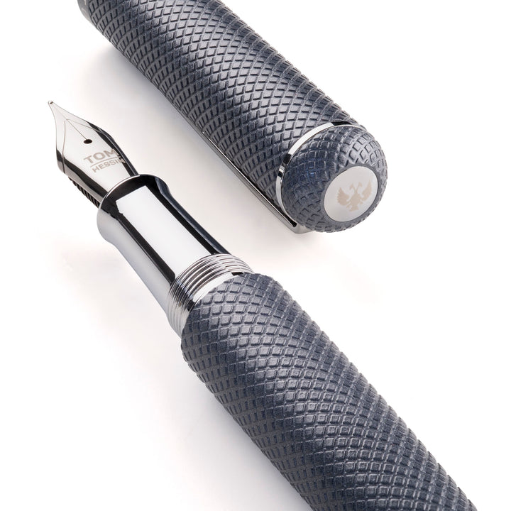 KSG set - Single Pen SET - Tom Hessin Charles 1870 Gherkin Fountain Pen - Monument Grey