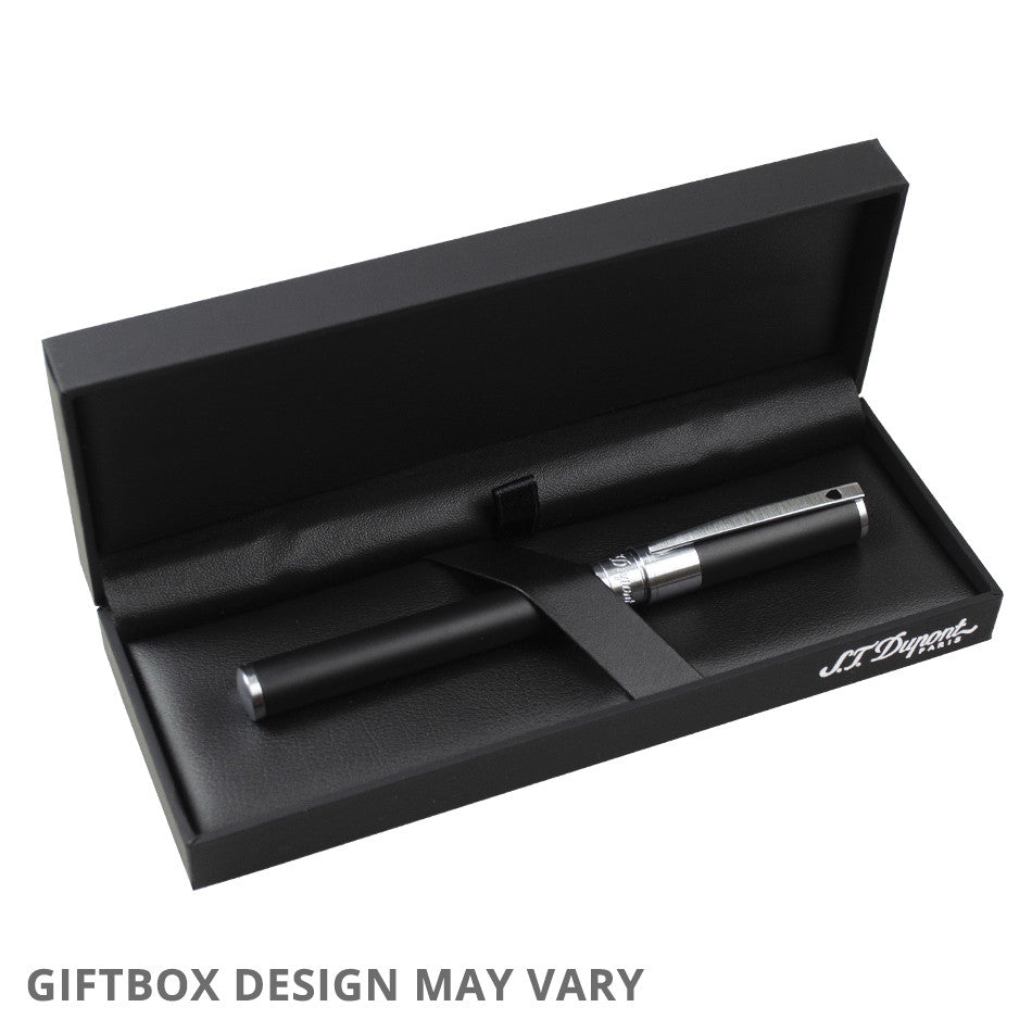 S.T. Dupont D-Initial Fountain Pen - Beige Matte Chrome Trim - KSGILLS.com | The Writing Instruments Expert
