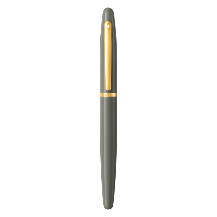 COMING SOON !!! - Sheaffer VFM Rollerball Pen Matte - Gray Light Gold Trim with PVD (with LASER Engraving) - KSGILLS.com | The Writing Instruments Expert