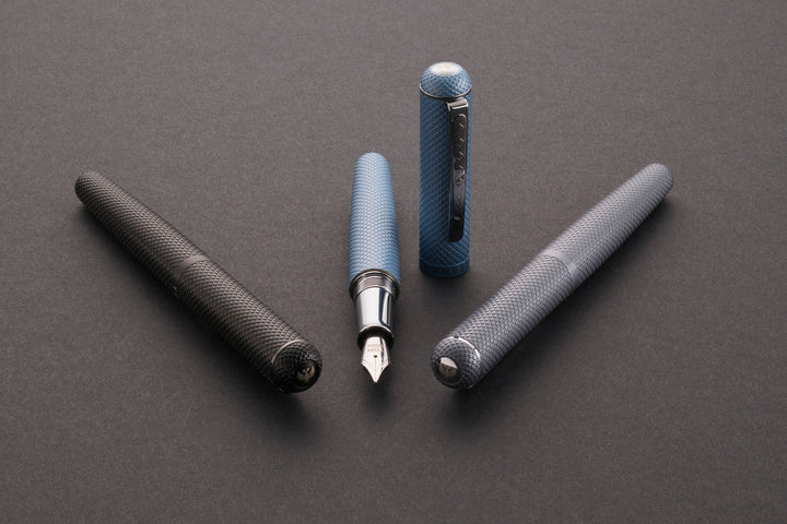 KSG set - Single Pen SET - Tom Hessin Charles 1870 Gherkin Fountain Pen - Sky Blue