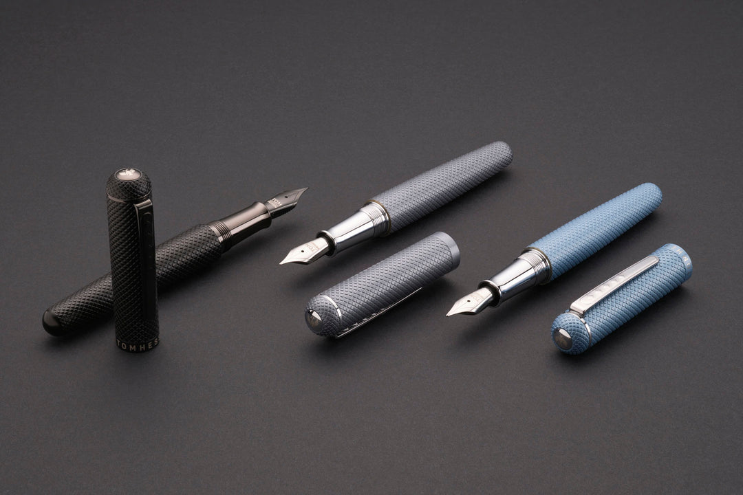 KSG set - Single Pen SET - Tom Hessin Charles 1870 Gherkin Fountain Pen - Sky Blue