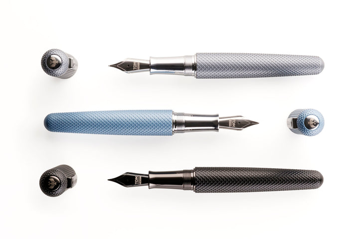 KSG set - Single Pen SET - Tom Hessin Charles 1870 Gherkin Fountain Pen - Sky Blue