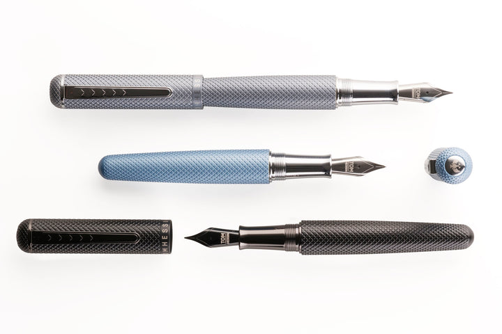 KSG set - Single Pen SET - Tom Hessin Charles 1870 Gherkin Fountain Pen - Sky Blue