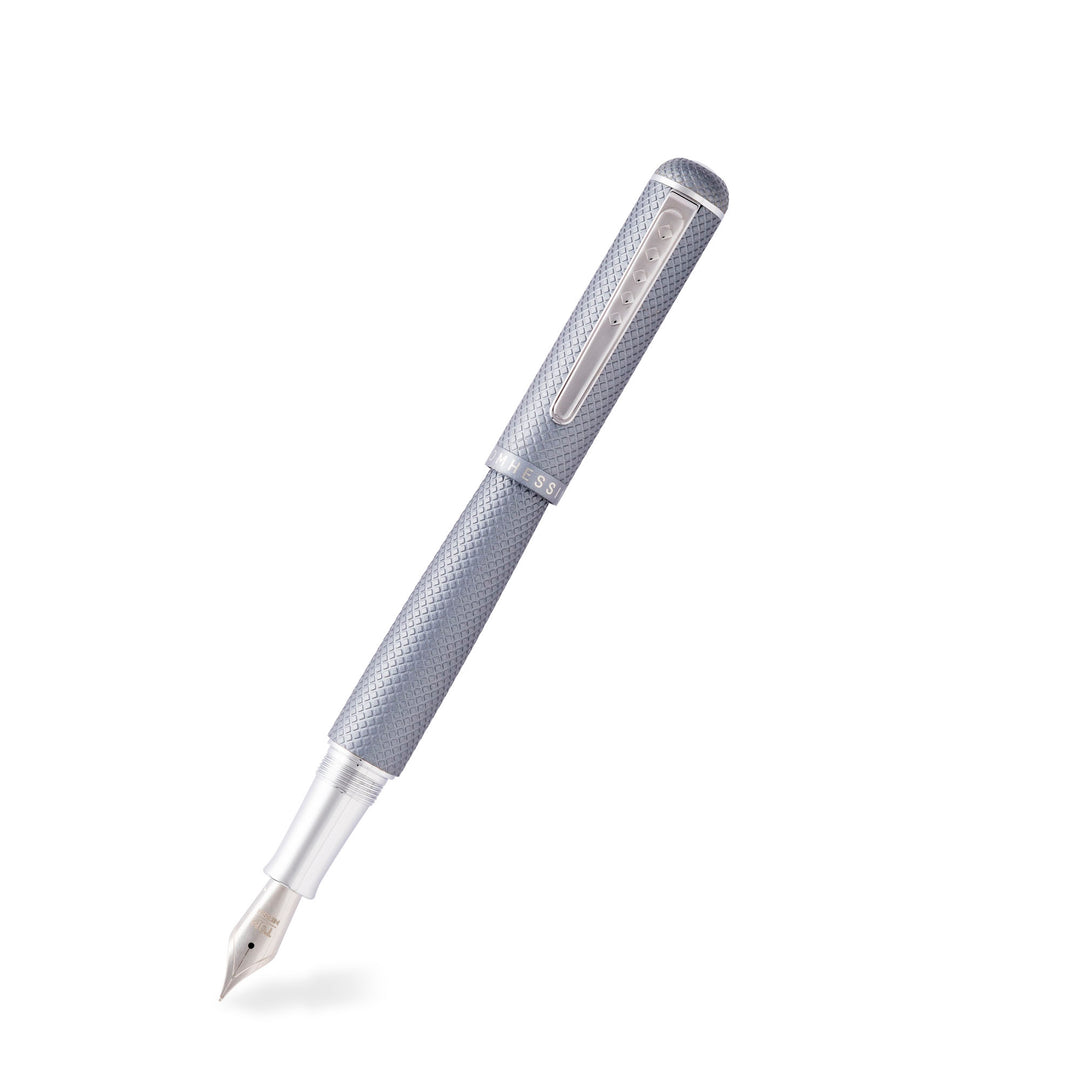 KSG set - Single Pen SET - Tom Hessin Charles 1870 Gherkin Fountain Pen - Monument Grey