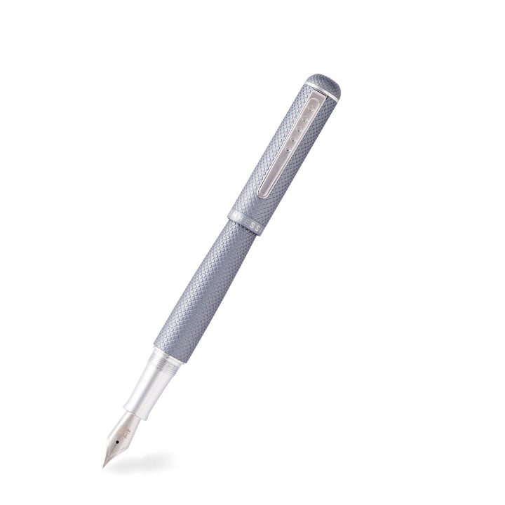 KSG set - Single Pen SET - Tom Hessin Charles 1870 Gherkin Fountain Pen - Monument Grey