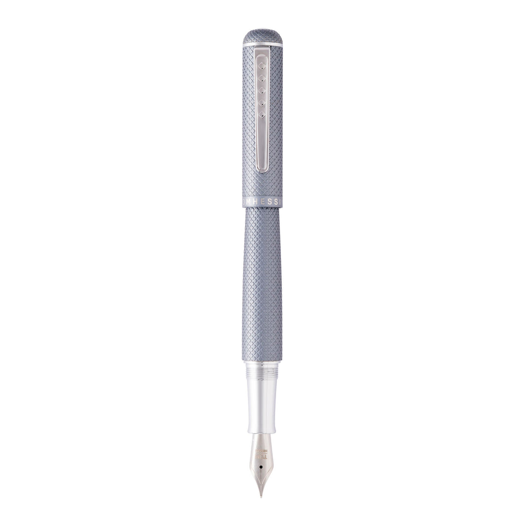 KSG set - Single Pen SET - Tom Hessin Charles 1870 Gherkin Fountain Pen - Monument Grey