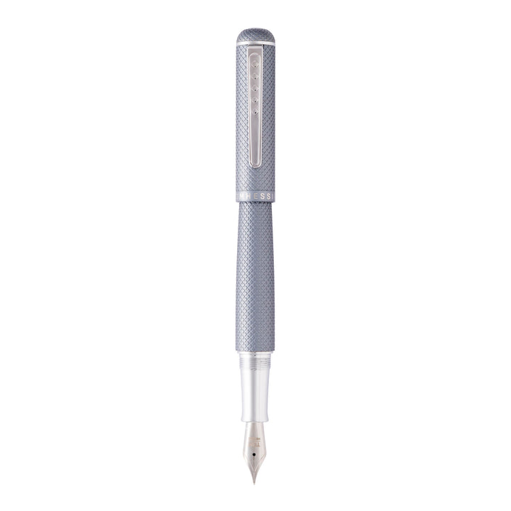 KSG set - Single Pen SET - Tom Hessin Charles 1870 Gherkin Fountain Pen - Monument Grey