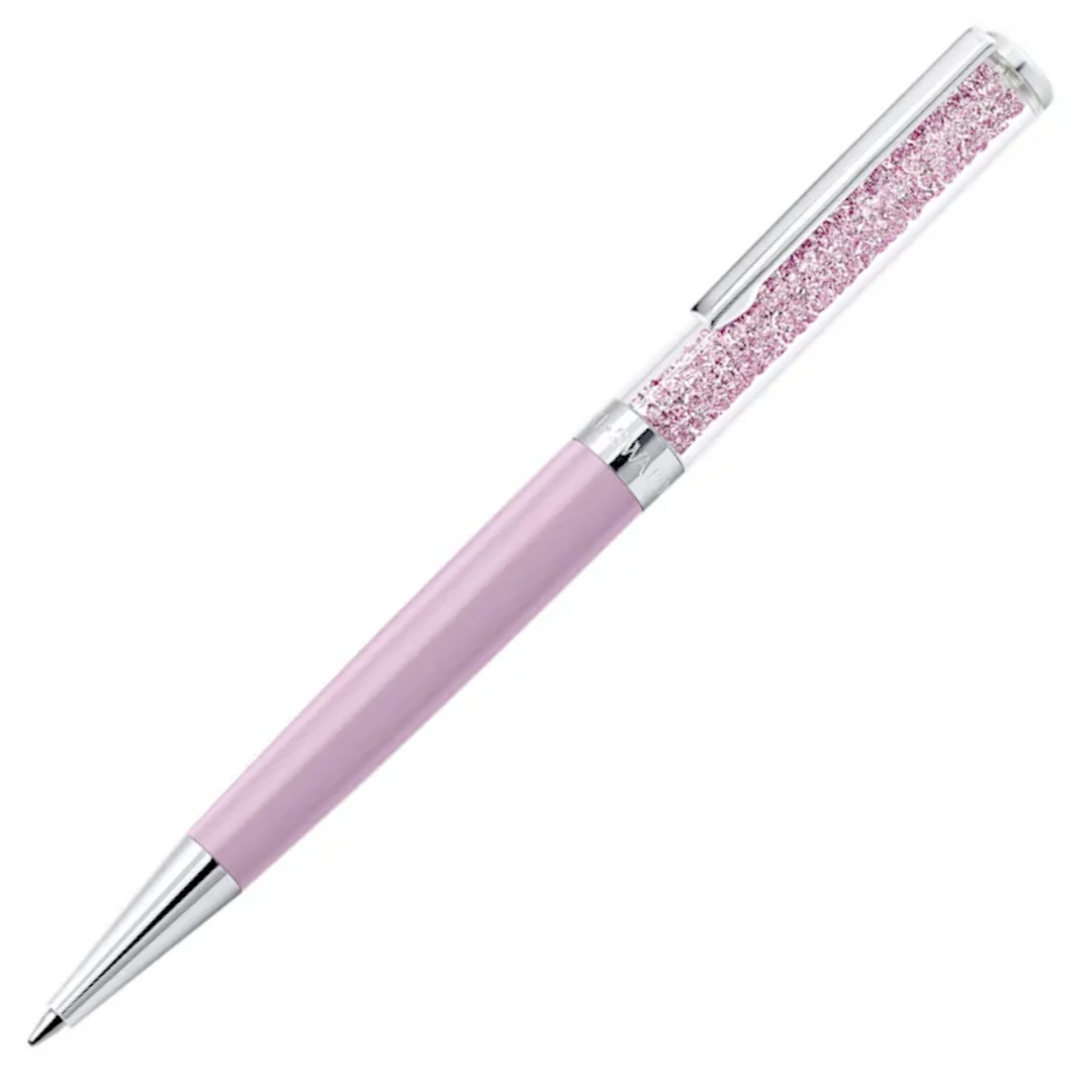 Swarovski Crystalline Ballpoint Pen - Purple Chrome Trim - KSGILLS.com | The Writing Instruments Expert