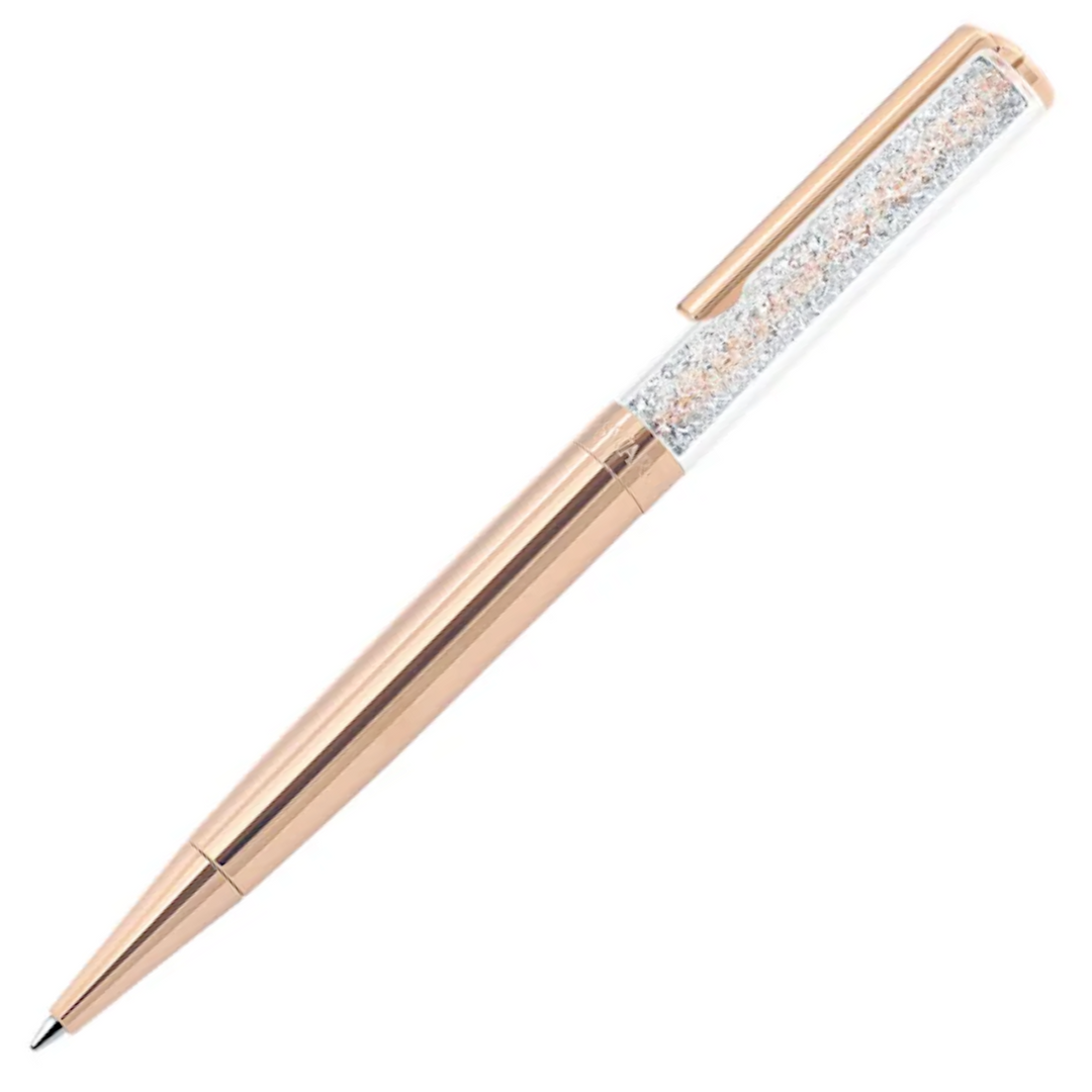 Swarovski Crystalline Ballpoint Pen - Rose Gold Trim - KSGILLS.com | The Writing Instruments Expert
