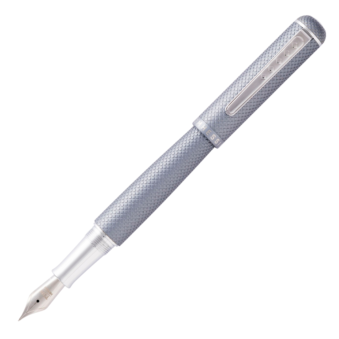 KSG set - Single Pen SET - Tom Hessin Charles 1870 Gherkin Fountain Pen - Monument Grey