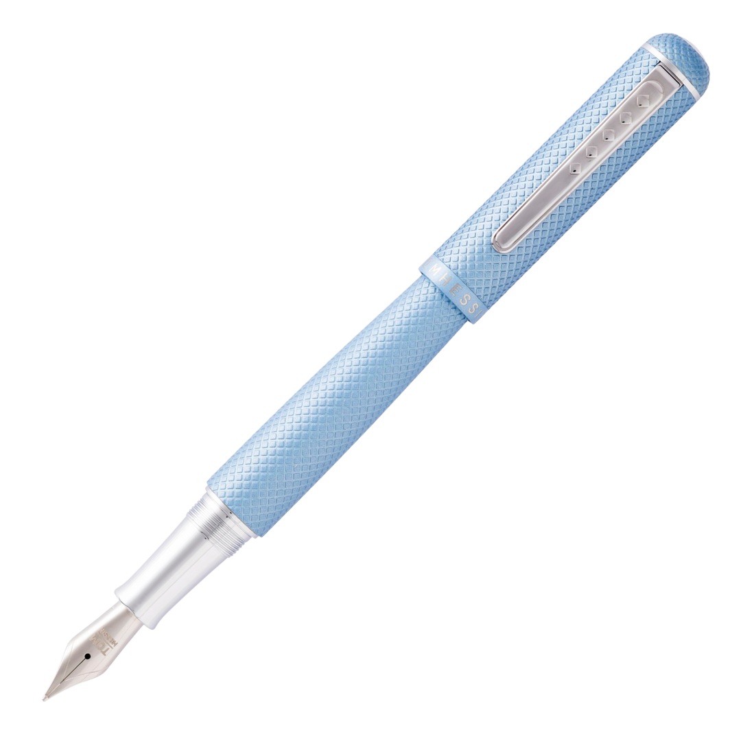 KSG set - Single Pen SET - Tom Hessin Charles 1870 Gherkin Fountain Pen - Sky Blue