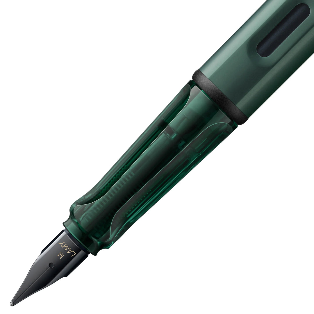 Lamy AL-Star Fountain Pen - Slytherin WITH Ink Converter and LASER Engraving (Harry Potter Special Edition)