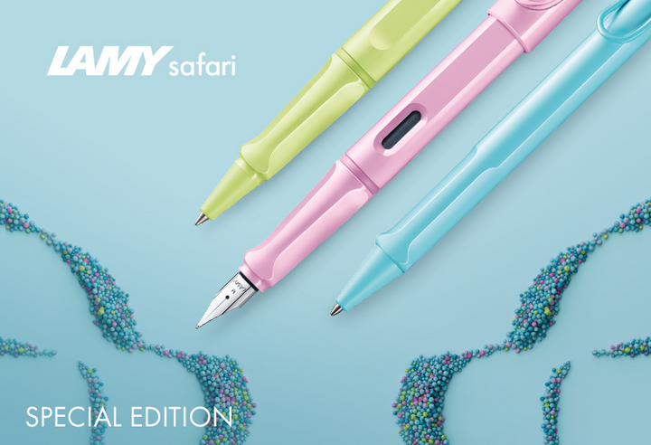 Lamy Safari Ballpoint Pen - Aqua Sky Light Blue (2023 Special Edition) - KSGILLS.com | The Writing Instruments Expert