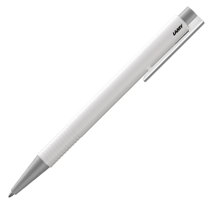 Lamy Logo 204M+ Ballpoint Pen - White - KSGILLS.com | The Writing Instruments Expert